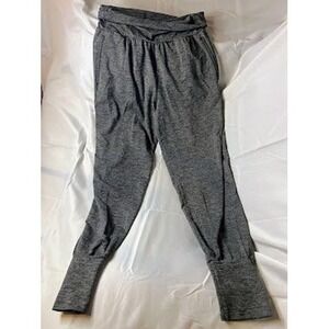 Aerie Gray Heather Lounge Pants Joggers Drawstring Waist Pockets Comfy